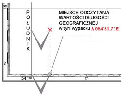 Jak odczytać długość geograficzną na mapie?