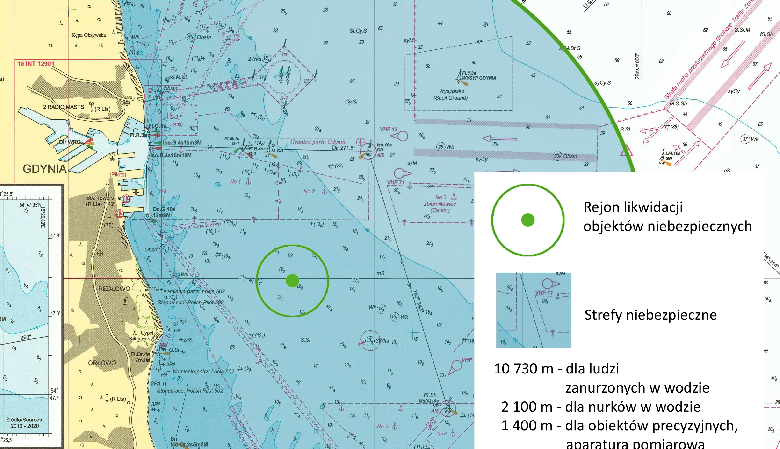 Neutralizacja miny w rejonie Portu Gdynia